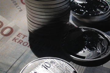 Sølvmønter (finsølv) og dansk valuta