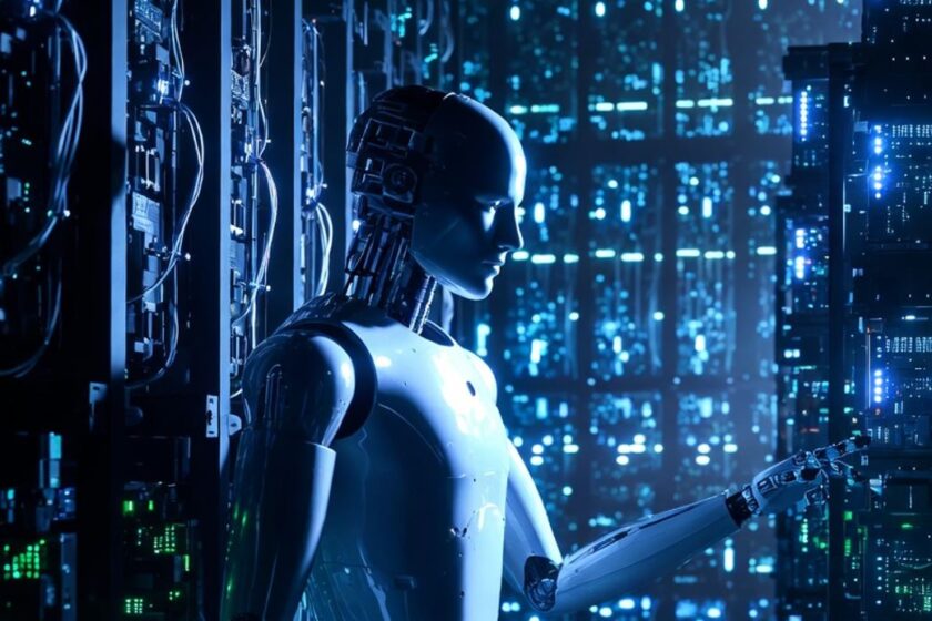 AI robot i datacenter